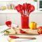 Home and Kitchen Gadgets Kitchen  Wooden Handle Spatula Soup Spoon Brush Ladle Pasta Colander Non-stick Cookware Set