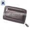 Nickle Fitting Fashion Style Polyester Lining Material Luxury Genuine Leather Women Wallet from Indian Manufacturer