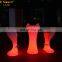 Luxury led-lit plastic counter tops sale night club bar cocktail table tiki bar tables