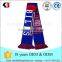 100 % acrylic fashion football tassel scarf infinity big logo sports football team scarf