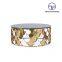 Tempered Glass Stainless Steel End Table Side Table Lamp Table Gold / Silver For Modern Living Room