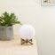 20cm With 2 Colors Led Night Light 3d Printing Moon Lamp Dimmable Touch Control