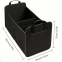Car Trunk Organizer, 2 Compartments Collapsible Trunk Storage, Anti-slip Design, Made of Waterproof 600D Oxford Polyester, Suitable for SUV, Minivan, Truck, Standard Size, Black