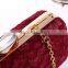 wedding clutch bag metal frame lace bag for lady
