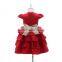 Factory in stock latest design flower girl dress girls party dress designer one piece party dress