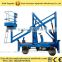Electric trailers with hydraulic lifts/hydraulic telescopic trailer articulating boom lift