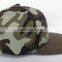 wholesale custom camo sanpback caps hats with embroidery logo
