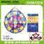 Unique designed colorful hook and loop coin operated dart boards