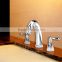 Luxury High Quality Deck Mounted Double Handle Brass Faucet BNF595