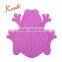 PM1831 Non-Phthalate PVC Cartoon Animal Frog Shape Bath Mat With Anti-slip Surface