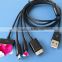 4in1 micro usb cable Charging Data cable