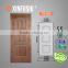 E1 glue ,Natural teak or recon/engineering teak veneer faced MDF moulded door