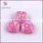 Synthetic square shape loose opal gemstone