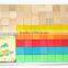 Colorful Wooden 2.5cm Cube Wooden Puzzle Building Blocks