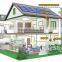 15KW Inclined Roof Top Home Grid-Tied Solar Generator System