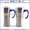 400ml BPA FREE double wall stainless steel vacuum keep-warm Glass or thermos insulated mug