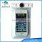 Swimming drifting diving pvc waterproof mobile phone pouch with thermometer