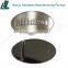 Oval Shape Embossed Zinc Alloy Reversible Belt Bukle for Men