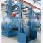 1Q32 shot blasting machine with rubber belt, tumble belt surface shot blasting machine