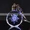 Promotional Game theme LOGO Led Flashing Crystal Keychain