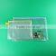 transparent top sealing zipper pvc bag, slide zip lock plastic pvc bag, pvc school pencil case