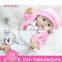 NPK DOLL 8inch Mini Dolls Small Lifelike Baby Toys Full Vinyl Plastic Chubby Doll Cheap Doll