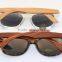 JMP584 Wholesale Wood Legs Logo Polarized Wood Arm Sunglasses