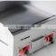 commercial kitchen equipment countertop gas griddle scraper machine