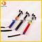 cable take pole selfie stick monopod for iphone 6 plus ect,for samsung galaxy S4/S5 note 2 3 ect cheap wholesale