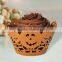 Halloween promotional laser cut cupcake wrapper decoration