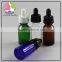 trade assurance 10ml 30ml ecigarette e liquid green glass dropper bottle 30ml glass dropper bottles with childproof