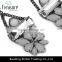 fashion jewelry brand latest hot selling blue gray glass stone drop earring