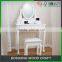 MDF 3 Drawers Handmade Girl Morden Dressing Table