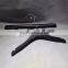 Black wooden top hanger With prevent slippery wooden hanger t-shirt wooden hanger Non-slip hold