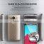 Samco Crystal Clear PC Back TPU Bumper Drop Protective Shock Absorbing Attached Dust Cap Cell Phone Display Case for LG G4