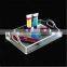 Multifunctional acrylic tray with two handles