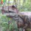 Large outdoor animatronic dinosaur christmas decorations