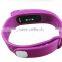 Aireego OLED display wristbands with stopwatch,with 4.0 bluetooth accelerometer sensor fitness tracker smart band