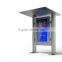 Silver Case 70" outdoor android kiosk with 1500nits 4k resolution