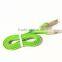 2016 Colorful 2in1 Type C To Micro USB Quick Charge And Sync Data Line Cable