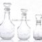 Wholesale Clear carafe antique decanter glass bottles for wine