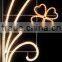 2D fancy led motif light Christmas led street MOTIF lights for POLE decorations