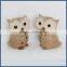Home & Garden Decoration Beige Small Ceramic Craft Owl