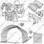 1000-680 STRUCTURE-FREE ROOF ROLL FORMING MACHINE