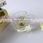 clear glass tea set cups with bamboo shape handle / coffee tea glass drinking cups