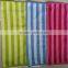 Microfiber towel with strip design