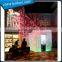 Attractive Colorful Portable Lighting Inflatable Cube Photo Booth/Kiosk for outdoor