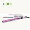 Professional ceramic hair straightener and LCD temperature display