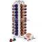 60 Capacity Chrome Wire Rotating Nespresso Capsule Holder
