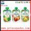 new 2016 BPA free stand up baby food spout pouches for organic food